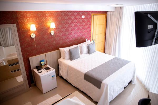 Cama o camas de una habitación en Cancún Hotel by H Hotéis - Airport