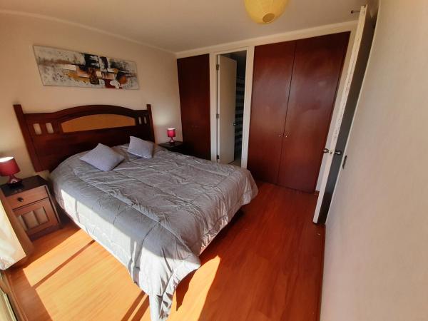 Cama o camas de una habitación en Portales Valparaiso