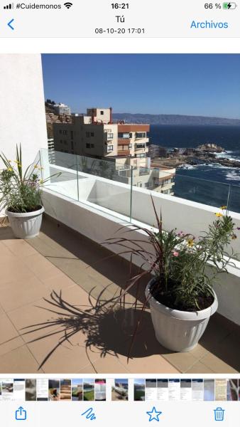 Un balcón o terraza del apartamento de 1 habitación Terrazas de Cochoa