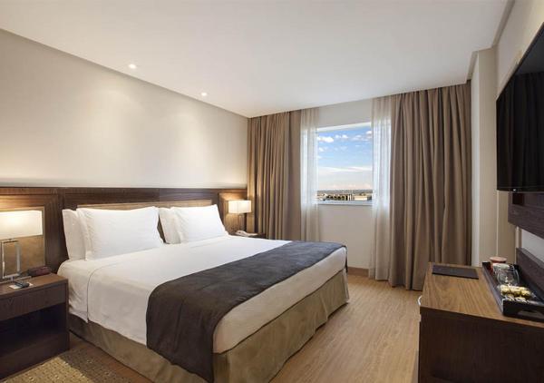 Cama o camas de una habitación en Windsor Brasilia Hotel