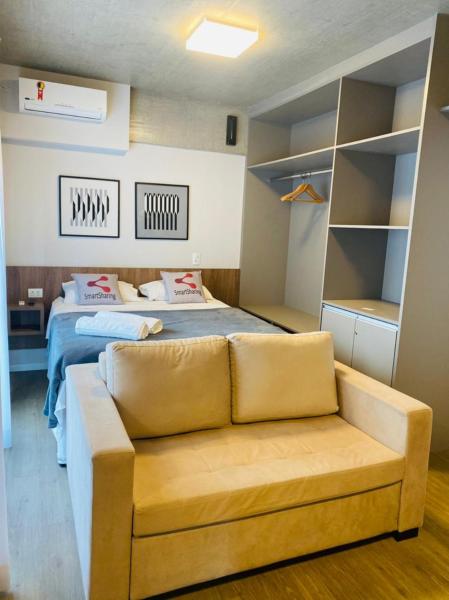 Cama o camas de una habitación en Smart Sharing Bela Vista