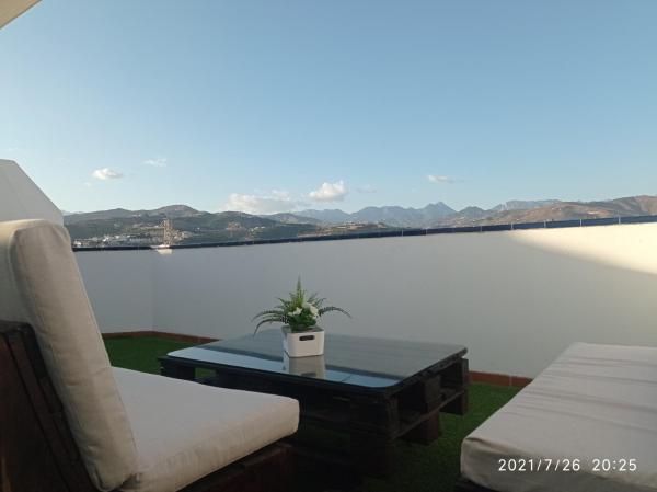 Un balcón o terraza de Ático Playa La Hacienda TORROX COSTA