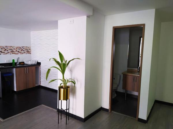 Una cocina o zona de cocina en 2 Apartamento Cedritos Completo