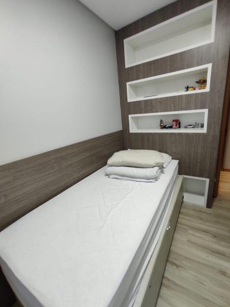 Cama o camas de una habitación en Blumenau ape completo