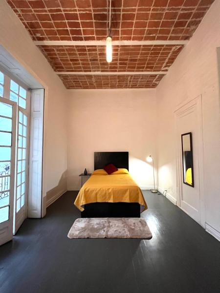 Cama o camas de una habitación en Casa Mazonce