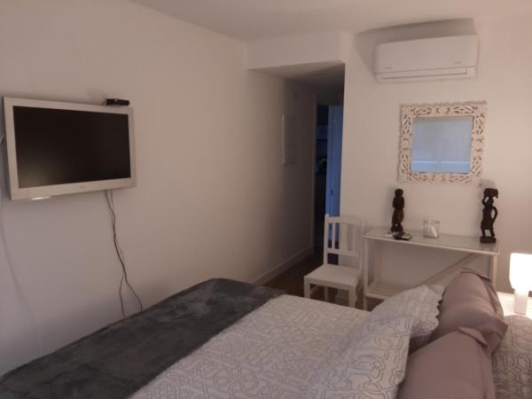 Cama o camas de una habitación en La Salina Apartment Punta del Este
