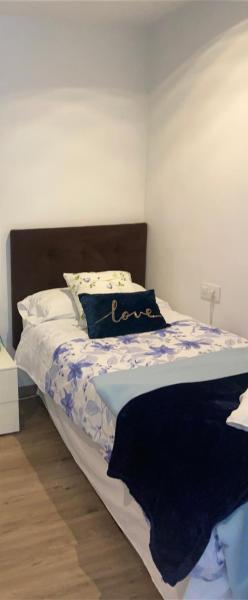 Cama o camas de una habitación en Pensión Residencia Fonseca