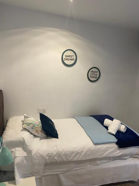 Cama o camas de una habitación en Pensión Residencia Fonseca