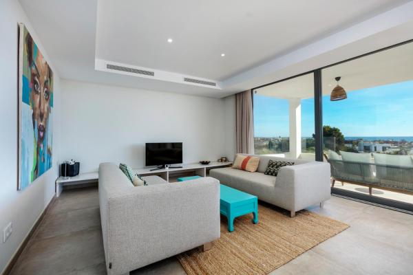 Zona de estar de Precioso apartamento de 2 habitaciones en las residencias Marbella