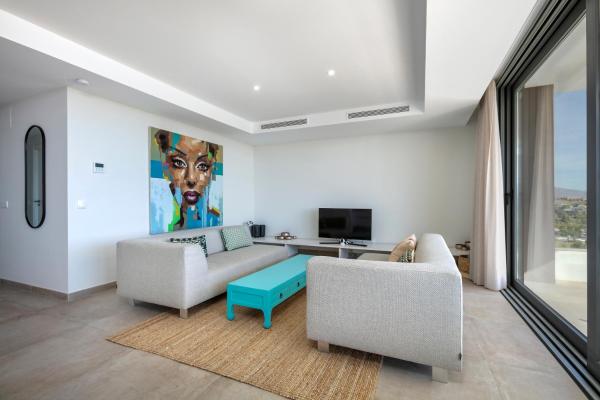 Zona de estar de Precioso apartamento de 2 habitaciones en las residencias Marbella