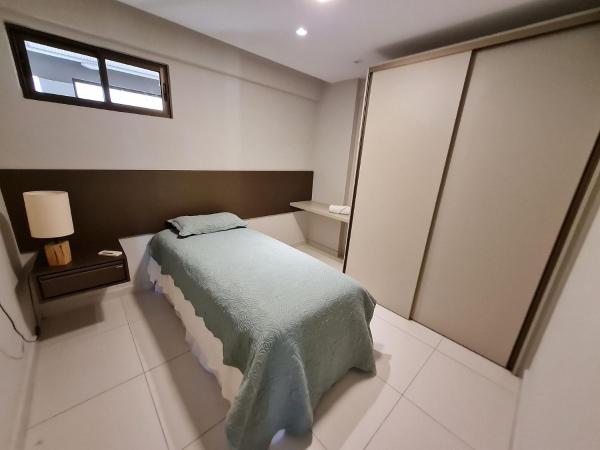 Cama o camas de una habitación en Sensacional Apartamento MH no Holandas Prime