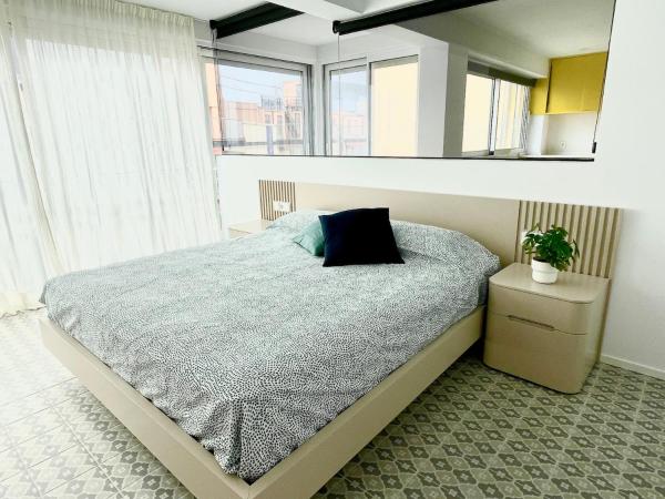 Cama o camas de una habitación en Apartamento turístico La Gavina Planta 5 - Gestaltur