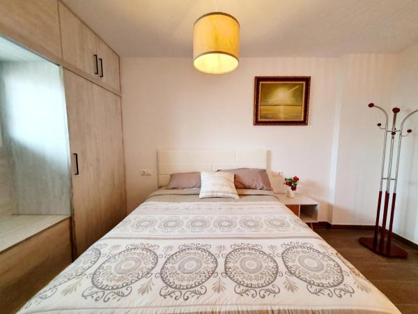 Cama o camas de una habitación en Mallorca Seaviews Apt