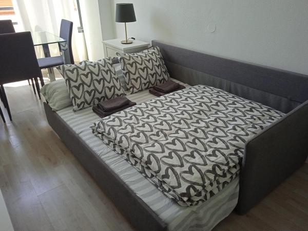 Cama o camas de una habitación en Apartamento Con Encanto 'Larios Luxy'
