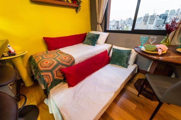 Cama o camas de una habitación en un Apartamento Entero, Completo y Cómodo