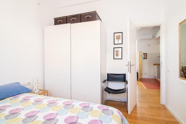 Cama o camas de una habitación en Barcelona cozy apartment