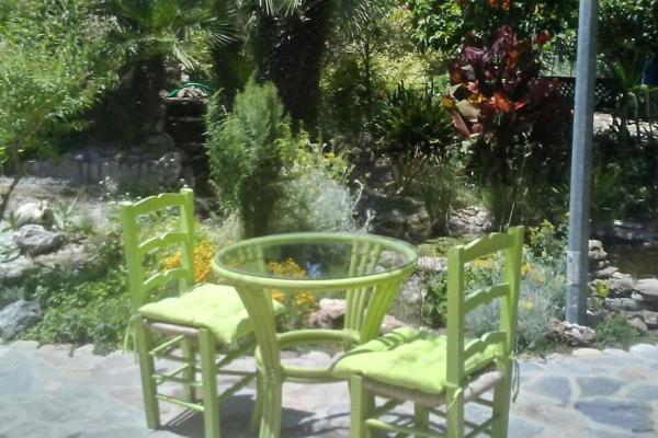 Jardín al aire libre en Vivienda Rural La choza