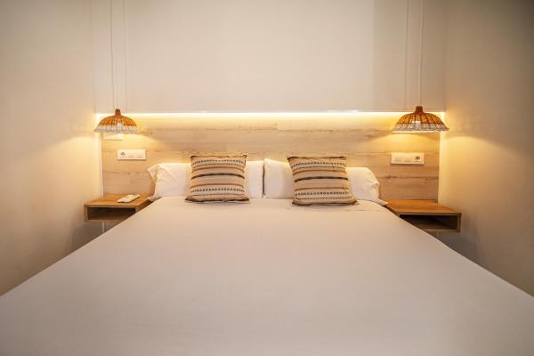 Cama o camas de una habitación en Xubec - Albergue Juvenil