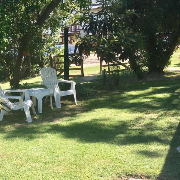 Jardín al aire libre en Solar Pampa Apart