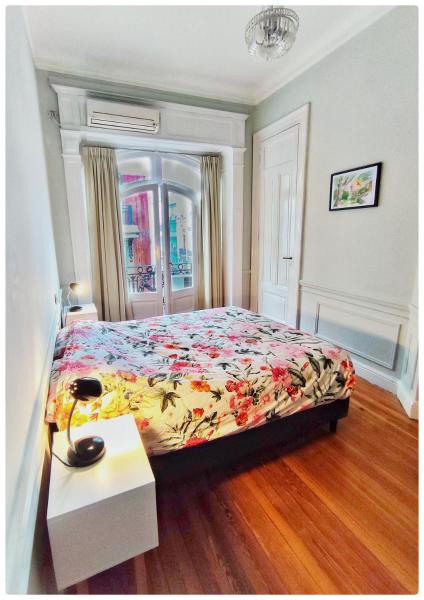 Cama o camas de una habitación en Casa Dante