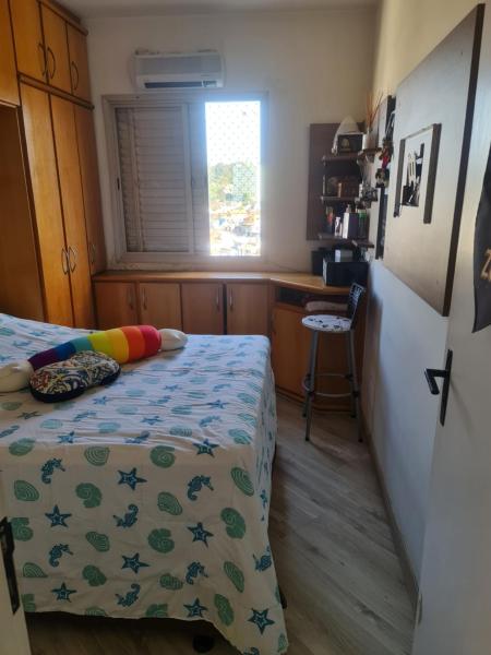 Cama o camas de una habitación en Apartamento bem Localizado Butantã, Zona Oeste, Prox à USP/SP