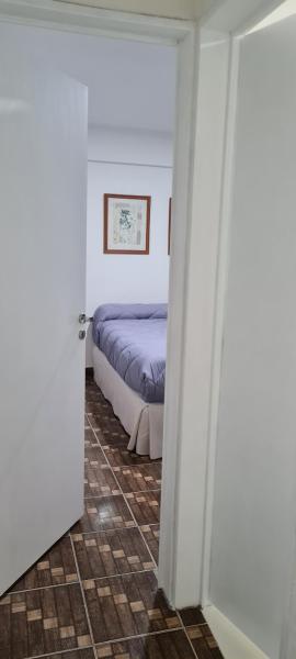 Cama o camas de una habitación en el Departamento Ushuaia 2 dormitorios