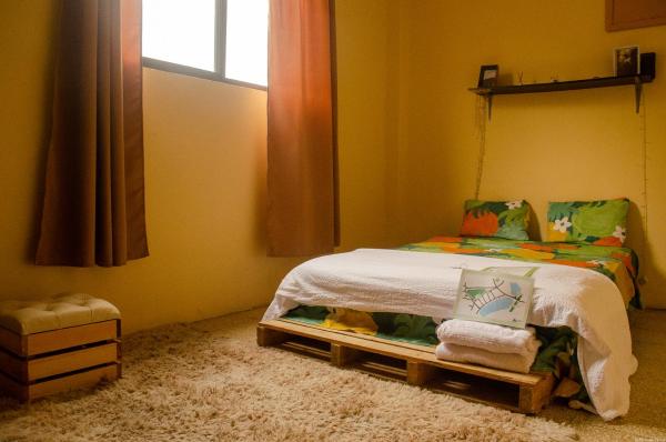 Cama o camas de una habitación en Pachamac House