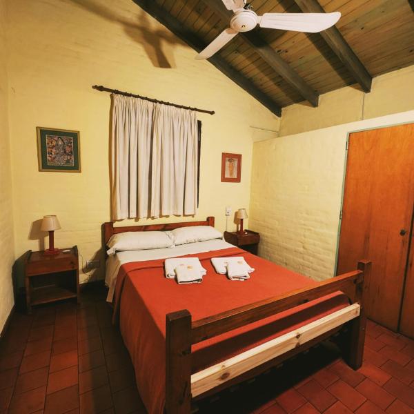 Cama o camas de una habitación en Los Zarzos