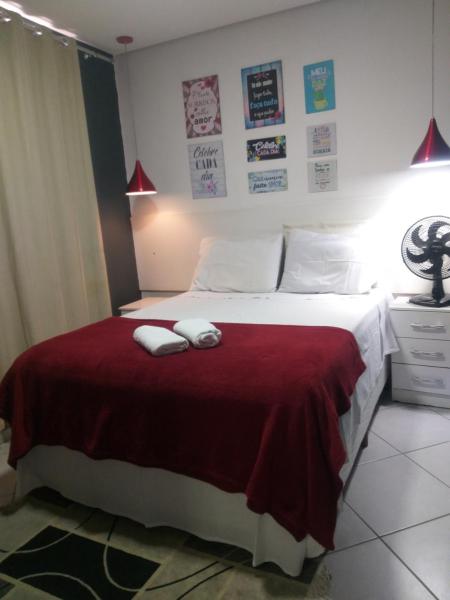 Cama o camas de una habitación en Apartamento Bem Localizado Centro de SP