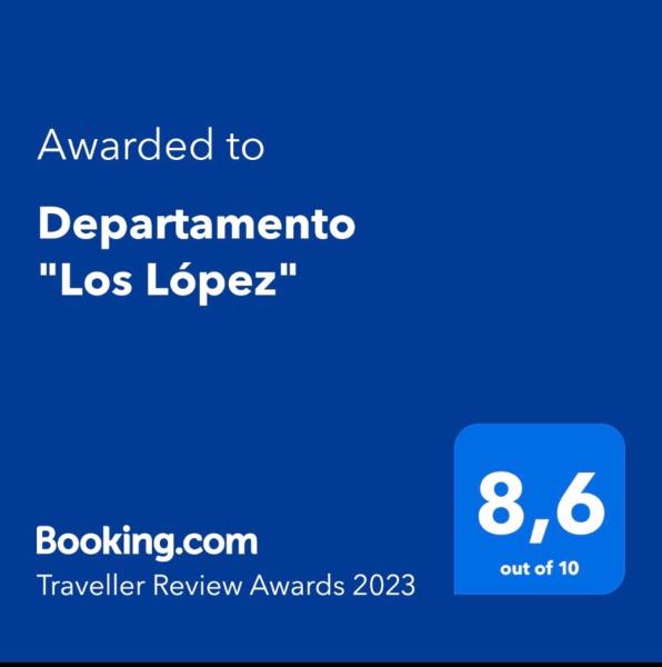 Certificado, premio, señal o documento que está expuesto en el Departamento "Los López"