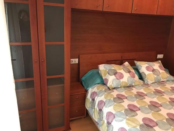 Cama o camas de una habitación en Apartamento Turistico Loyola