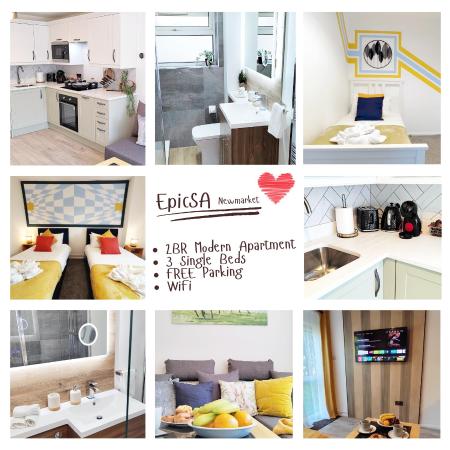 Modern 2 BR Apartment near Town accommodation image