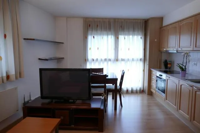  P&C Nuria - picture  : TV/entertainment centre,Kitchen or kitchenette,Living room,Dining area,Property 