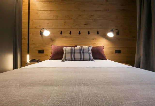  Hotel Xalet Montana - picture  : Bed,Photo of the whole room,Decorative detail,Room 