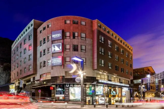  Eurostars Andorra - picture  : Property building,Facade/entrance,Off site,Property building,Night,Property 