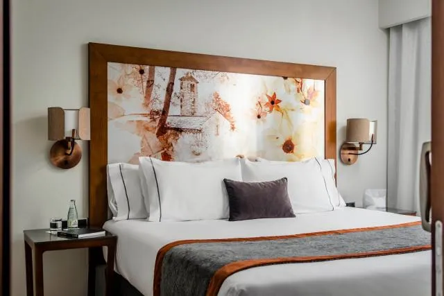  Eurostars Andorra - picture  : Bed,Bed,Photo of the whole room,Decorative detail,Bedroom,Property,Room 
