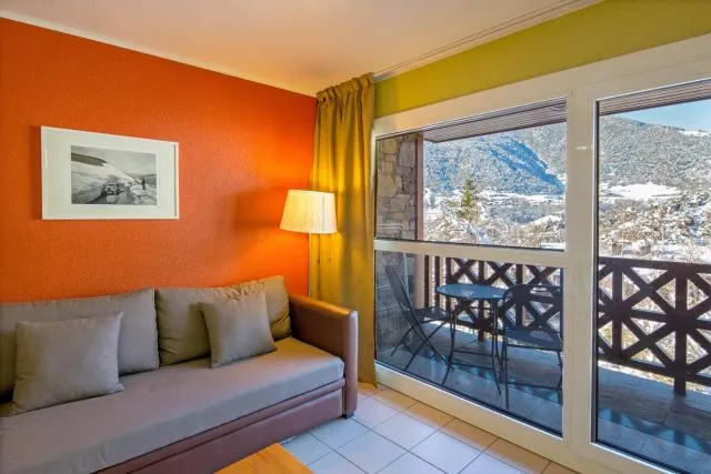  Apartaments Giberga - picture  : Seating area,View (from property/room),Balcony/Terrace,Living room,Seating area,Mountain view,Property 