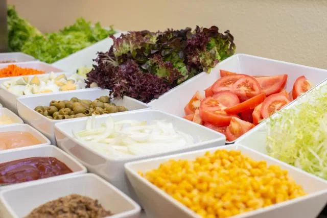  Hotel & Aparthotel Cosmos - picture  : BBQ facilities,Food,Property 