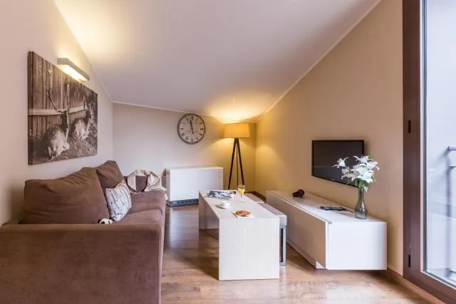  Pierre & Vacances Andorra Bordes d’Envalira - picture  : Seating area,TV/entertainment centre,Living room,Property 