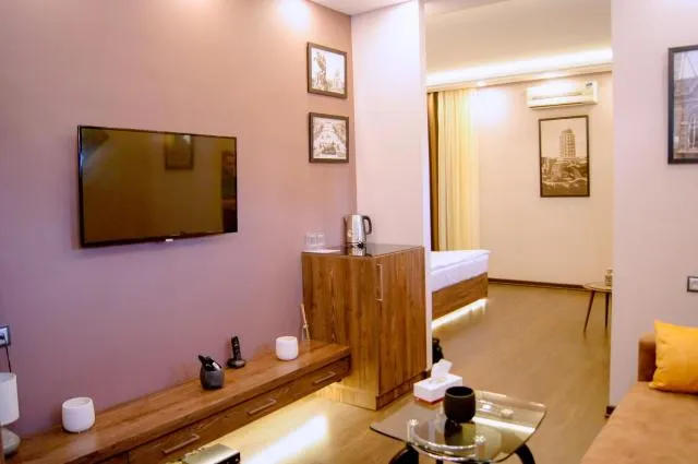  Moscow Boutique Hotel - photo  : Centre de télévision/divertissement 
