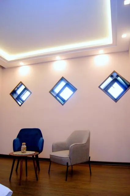  Moscow Boutique Hotel - photo  : Zone assise,Centre de télévision/divertissement 