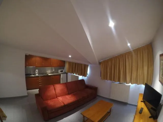  Apartamentos Turísticos Roc Del Castell - picture  : Seating area,Kitchen or kitchenette,Living room,Property 