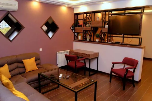  Moscow Boutique Hotel - photo  : Patio,Zone assise,Centre de télévision/divertissement 