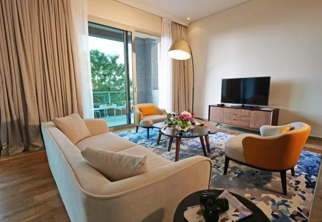  Rixos The Palm Hotel & Suites - Ultra All Inclusive - picture  : Seating area,TV/entertainment centre,Living room,Seating area,Property 