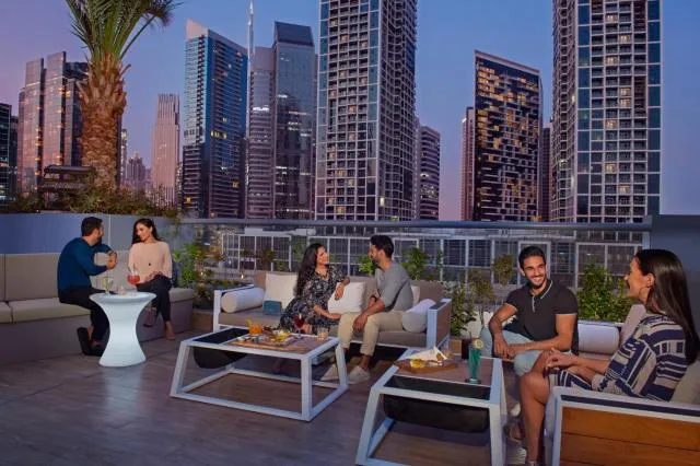  Gulf Court Hotel Business Bay - picture  : Restaurant/places to eat,Balcony/Terrace,Lounge or bar,Property 