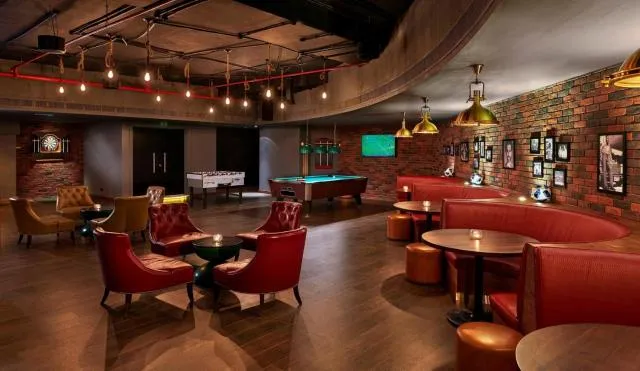  Fairmont Ajman - picture  : Patio,Night,Billiard,Lounge or bar,On site,Property 