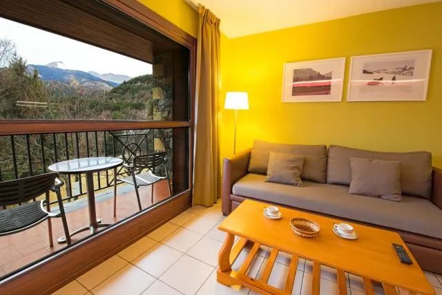  Apartaments Giberga - picture  : Seating area,View (from property/room),Balcony/Terrace,Living room,Mountain view,Property 