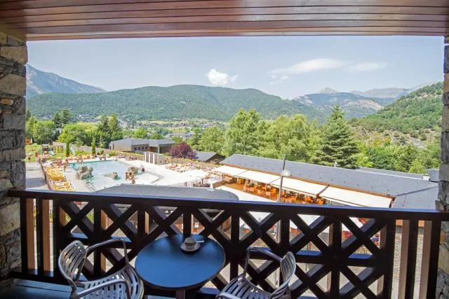  Apartaments Giberga - picture  : Mountain view,Natural landscape,Summer,Balcony/Terrace,Mountain view,Property 