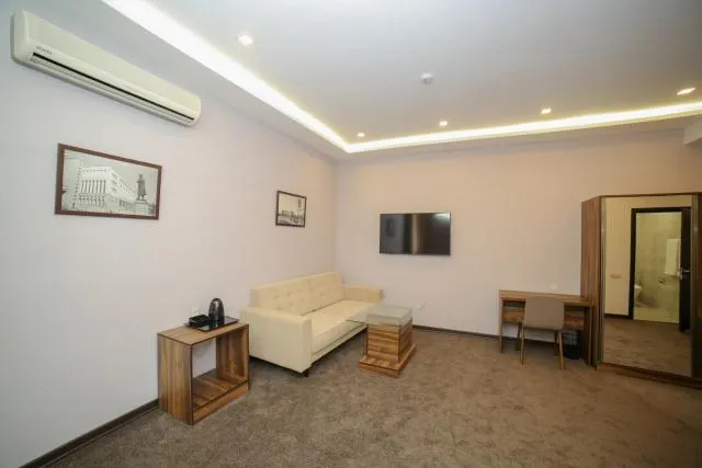  Moscow Boutique Hotel - photo  : Zone assise,Centre de télévision/divertissement 