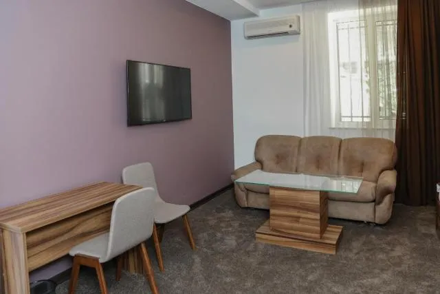  Moscow Boutique Hotel - photo  : Zone assise,Centre de télévision/divertissement 